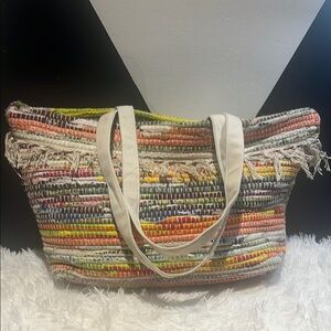 MULTI COLORED TOTE BAG